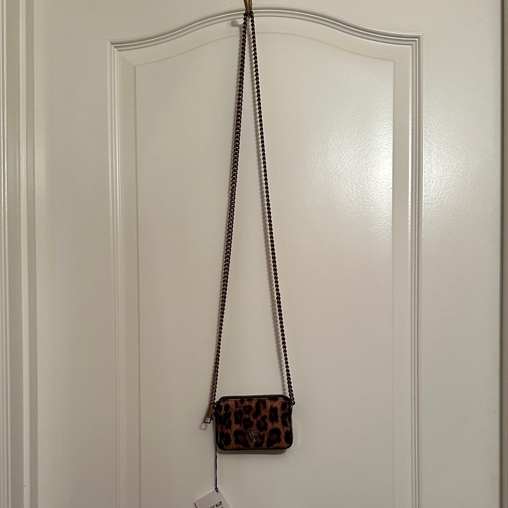 Kurt Geiger Leopard Print Crossbody Bag